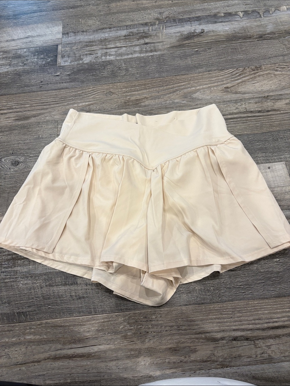 JoyLab Cream Pleated Skort Shorts